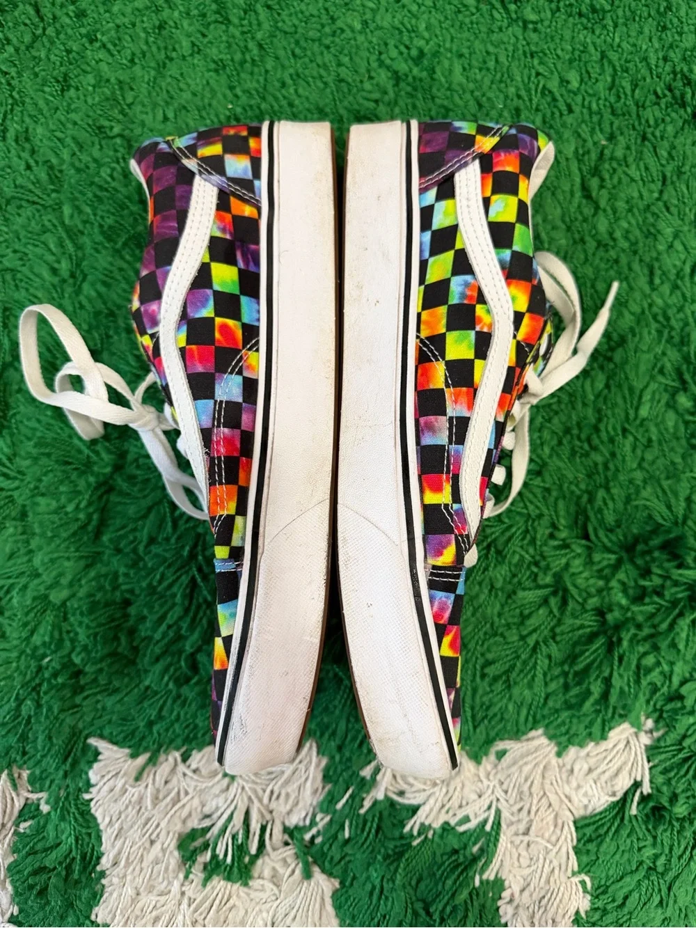 Vans heckerboard Rainbow Skate Shoes - Multi
